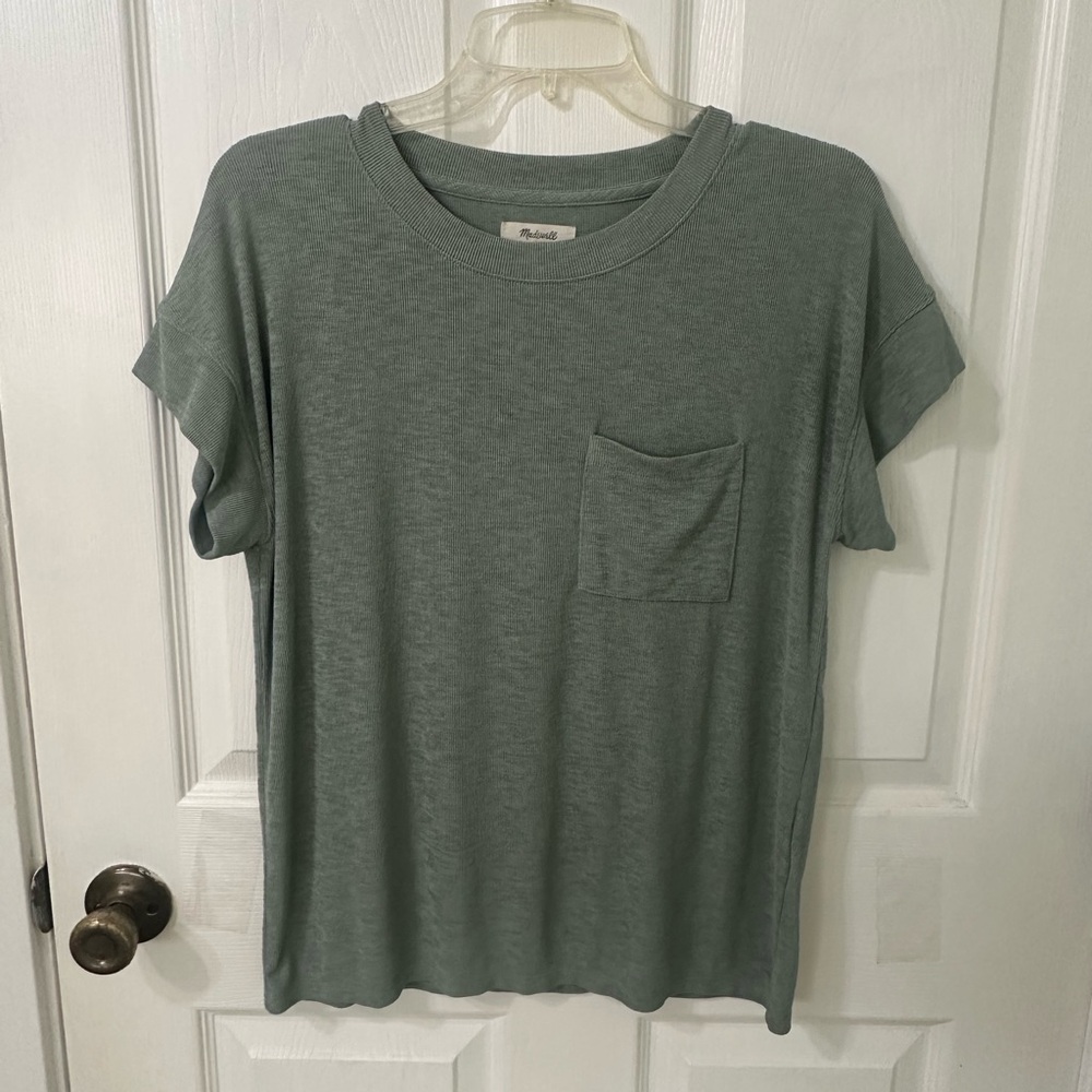 Madewell Green Boxy Short Sleeve T-Shirt